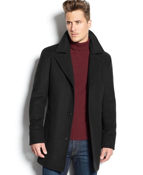 wool cashmere blend overcoat men